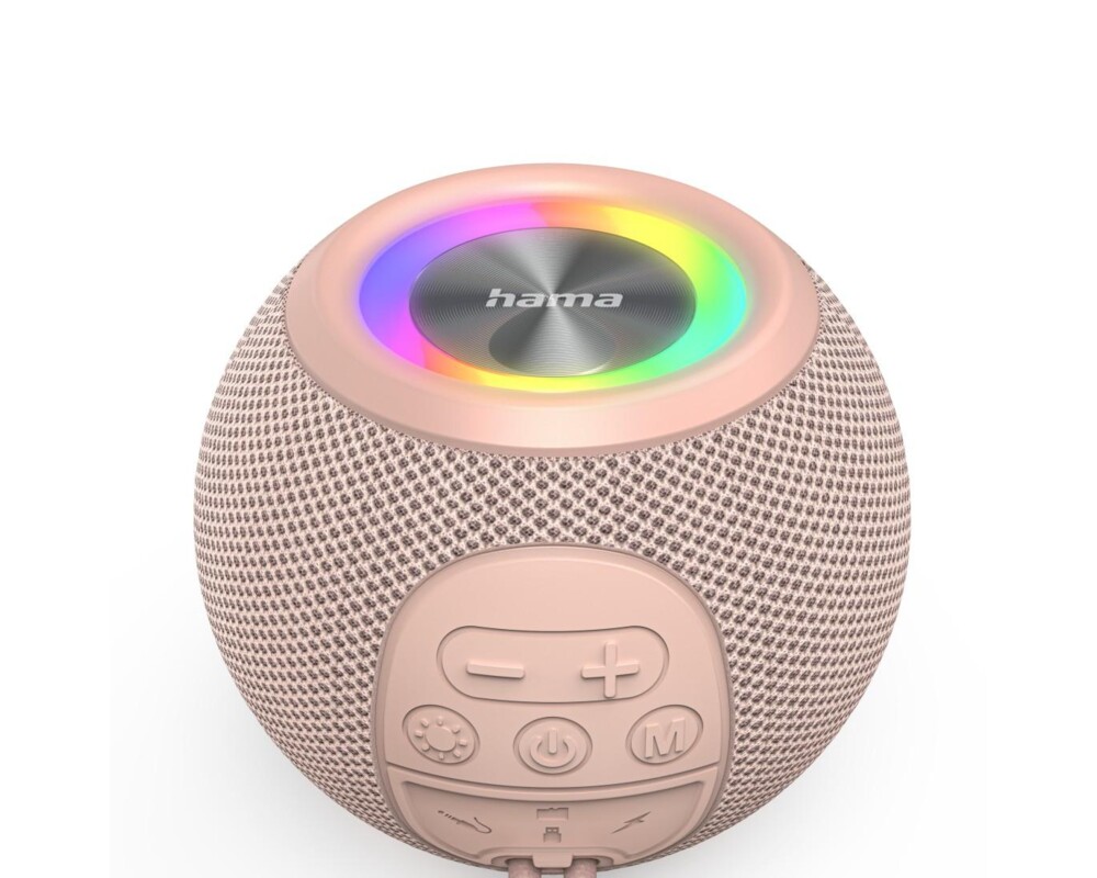 Тонколони HAMA Блутут колонка "Ball Shape Speaker", 5 светлинни режима, 5W, 188240 6