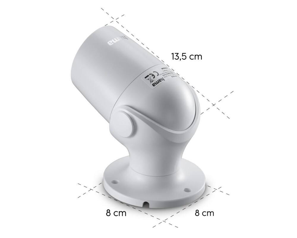 Цифрова IP камера HAMA Wi-Fi  1080p, функция за нощно виждане и сензор, 176645 15