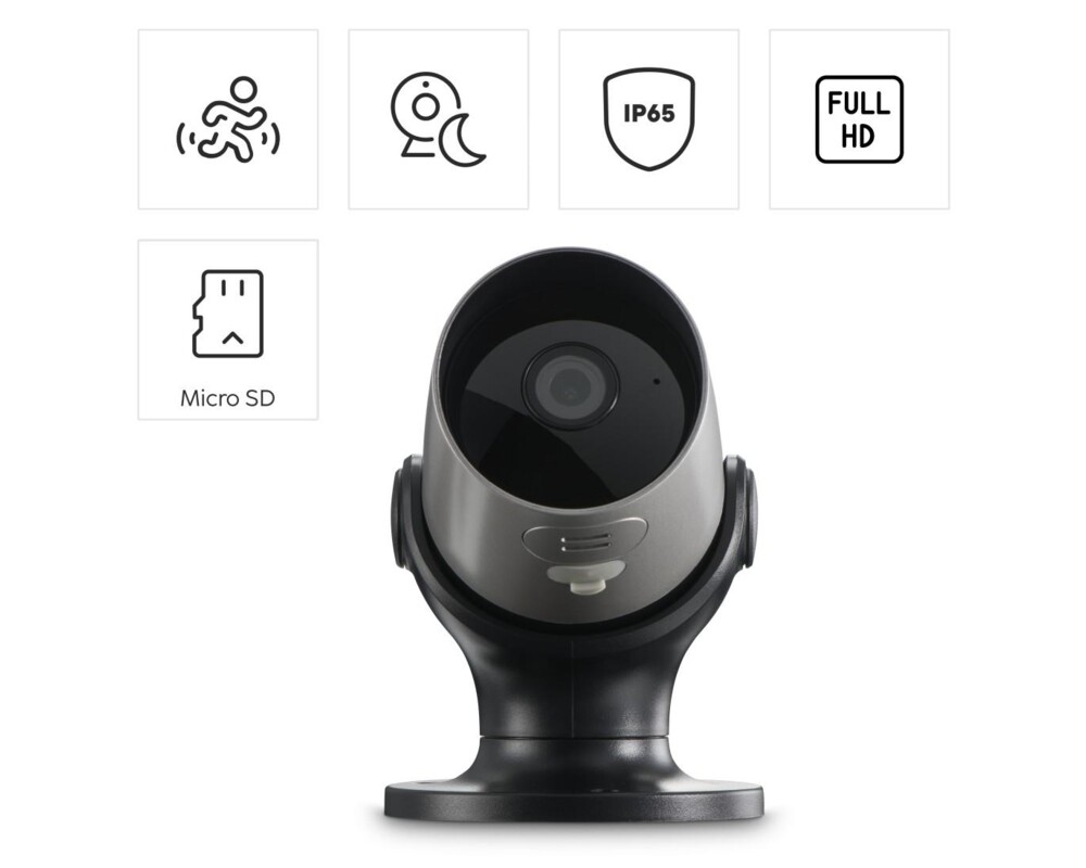 Цифрова IP камера   HAMA, 1080p WiFi, Сензор за движение/звук, Нощно наблюдение, 176646 14