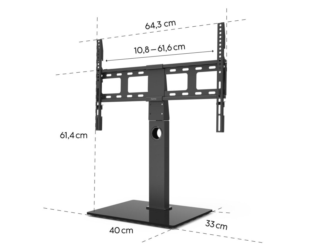 Стойка за TV Stand Fullmotion до 165см / 65"/ до 40 кг, 220867 11