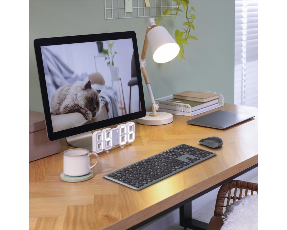 Клавиатура HAMA Безжичен комплект клавиатура и мишка WKM-550, черна, 173065 12