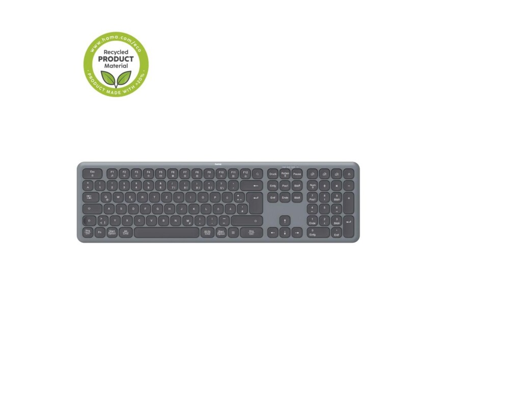 Клавиатура HAMA Безжичен комплект клавиатура и мишка WKM-550, черна, 173065 14