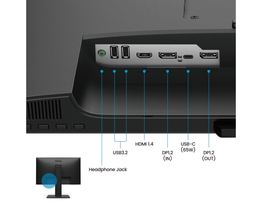 Монитор BenQ BL2786TC, 27", IPS, 1920x1080, 100Hz, Speaker 2 x 2W 7