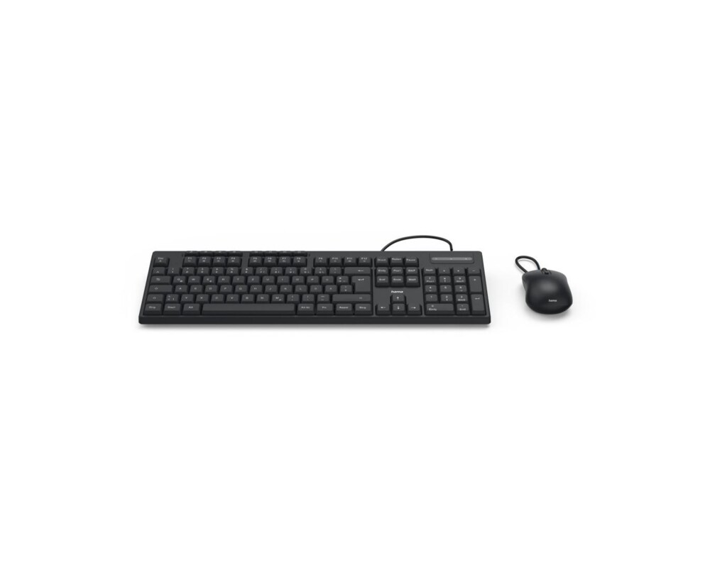 Клавиатура HAMA Жичен комплект клавиатура и мишка CKM-200, USB-A, USB-C 2