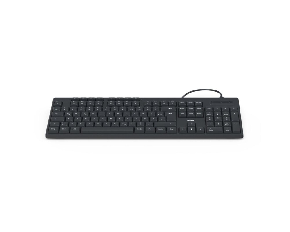 Клавиатура HAMA Жична клавиатура CK-200, кирилизирана, USB-A, USB-C, мулт.бутони 6