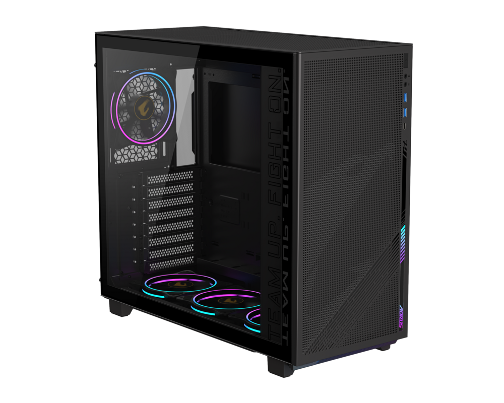 Кутия Gigabyte AORUS C400 GLASS - Mid Tower 2