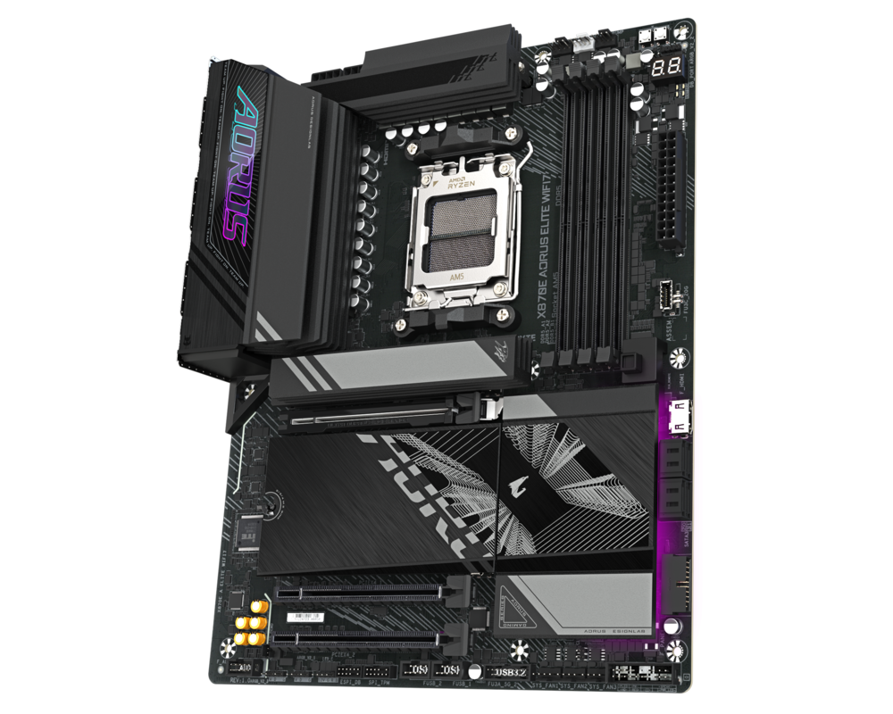 Дънна платка GIGABYTE X870E AORUS ELITE WIFI 7, Socket AM5 2