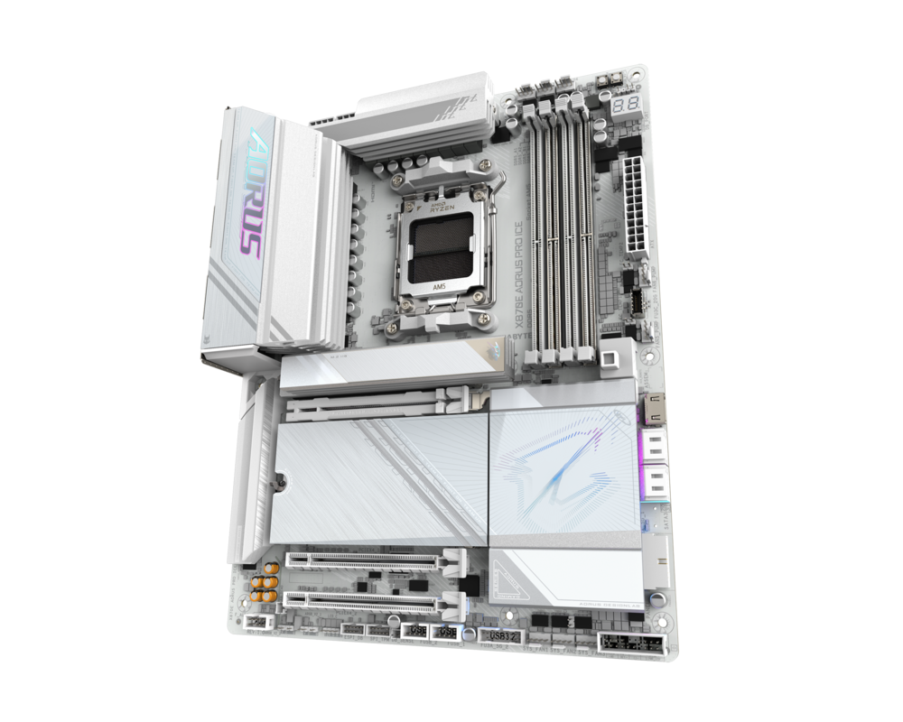 Дънна платка GIGABYTE X870E AORUS PRO ICE, Socket AM5 3