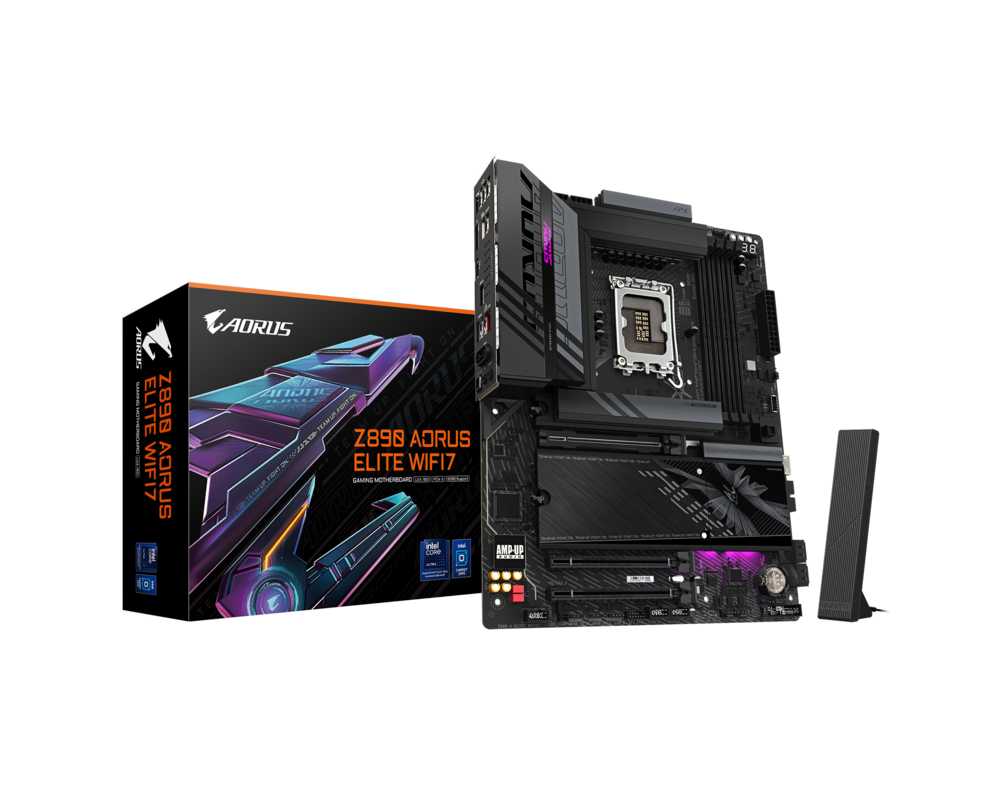 Дънна платка GIGABYTE Z890 AORUS ELITE WIFI 7, LGA 1851 6
