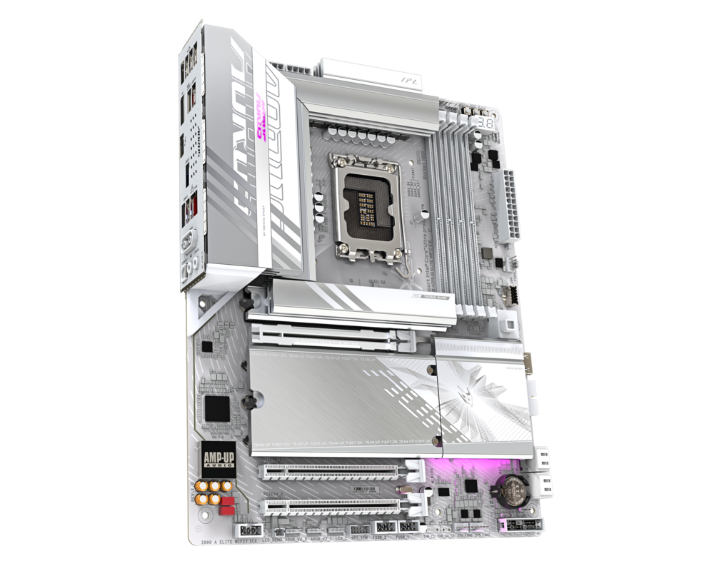 Дънна платка GIGABYTE Z890 AORUS ELITE WIFI 7 ICE, LGA 1851 3