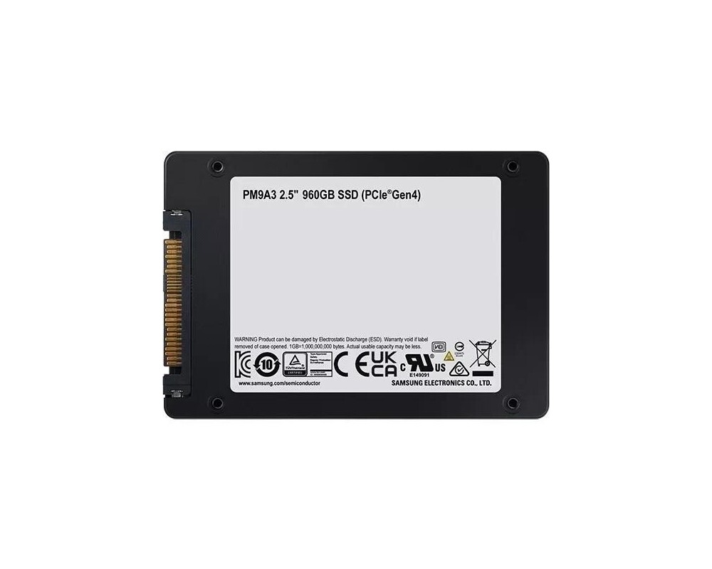 SSD SSD SAMSUNG PM9A3, 2.5”, 960 GB, PCIe 4.0, MZQL2960HCJR 4