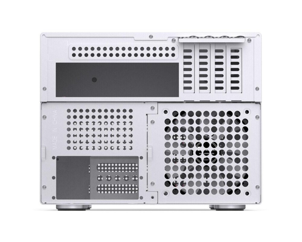 Кутия Jonsbo N4 NAS, m-ATX, Бяла 8