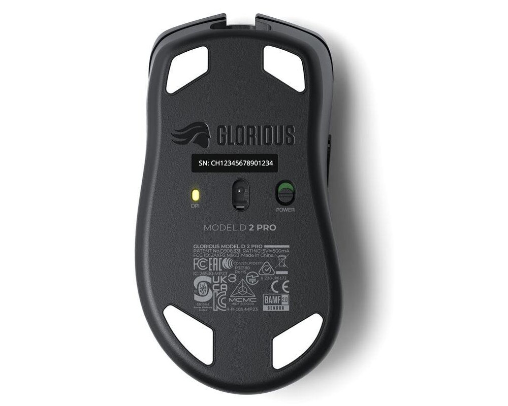 Мишка Геймърска мишка Glorious Model O 2 PRO, Несиметричен дизайн 7