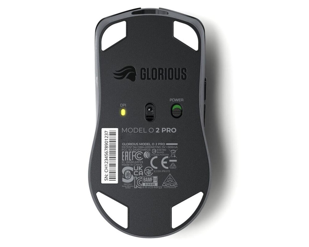 Мишка Геймърска мишка Glorious Model O 2 PRO, Несиметричен дизайн 15