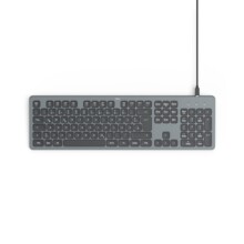  HAMA Жична Клавиатура &quot;CK-400&quot;, USB, светеща, пълен размер, черна 781235 HAMA-173058 на топ цена - PIC.bg