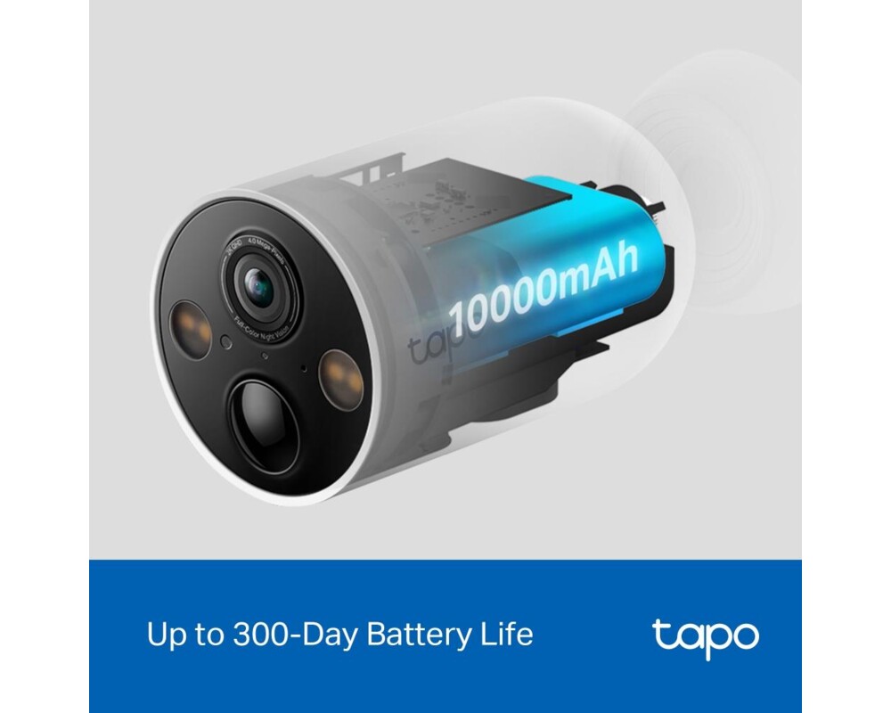 Цифрова IP камера Охранителна WiFi  TP-Link Tapo C425, Външен/вътрешен монтаж, WiFi 9