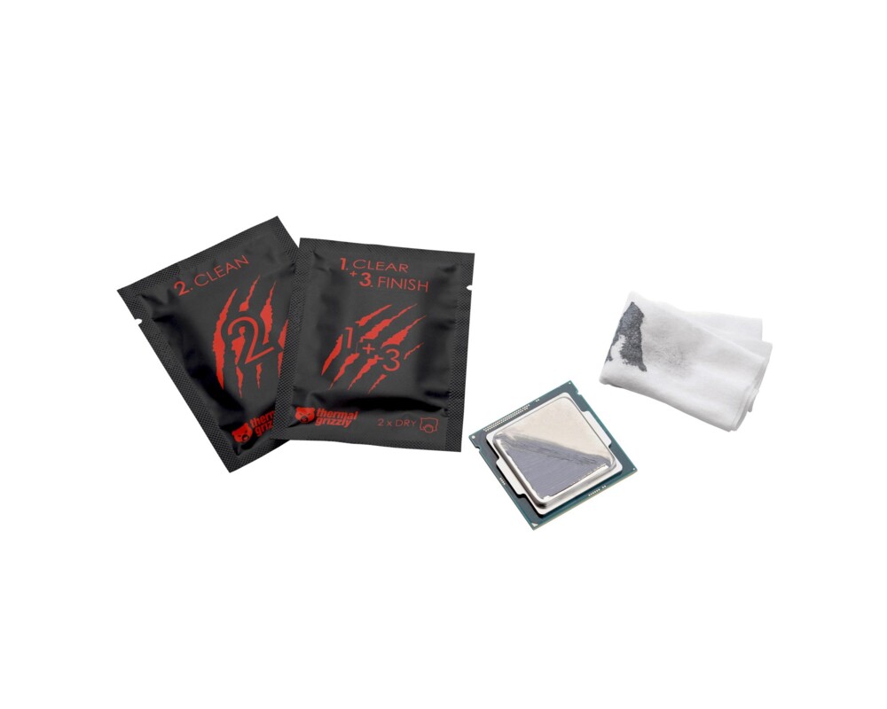 Почистващ продукт Почистващи кърпички за процесор Thermal Grizzly, 10 броя 3