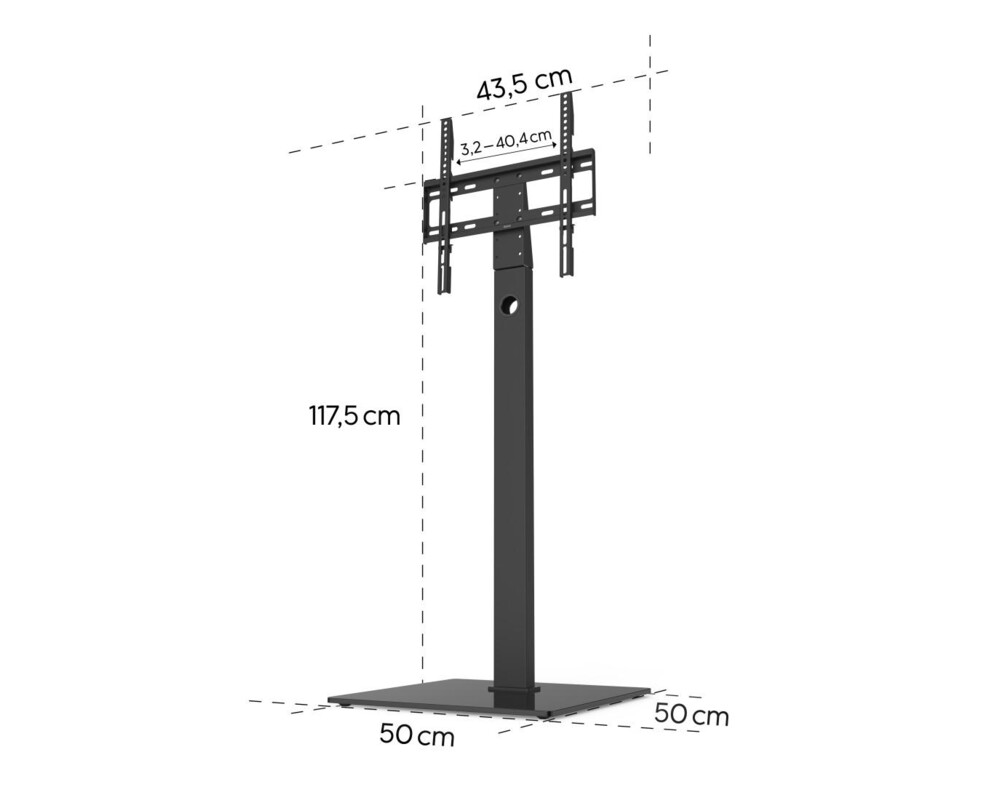 Стойка HAMA Стойка за TV, регулируема, 165 cm (65"), до 35 кг, 220868 12