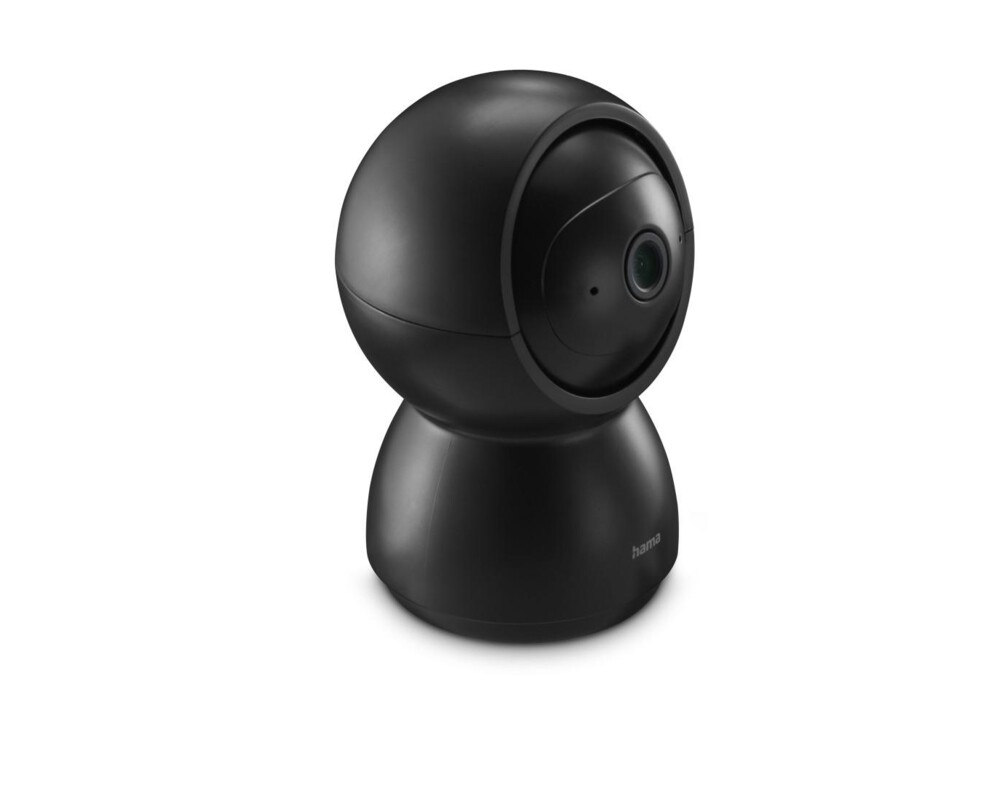 Цифрова IP камера HAMA WiFi  1080p, за закрити помещения, въртяща се, сензор за движение, черна 4