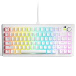 <span>Клавиатура</span> Геймърска механична клавиатура Glorious GMMK 3 75% White - Fox Linear Switches <span class='catalog-num-in-name'>GATA-2729</span> - 