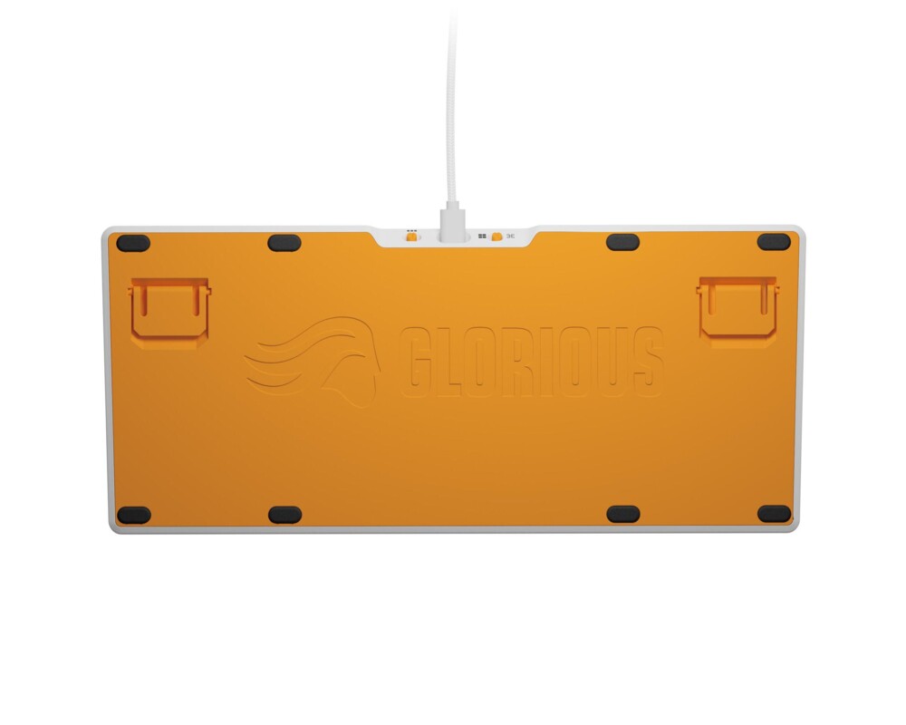 Клавиатура Геймърска механична клавиатура Glorious GMMK 3 HE 75% White - Fox HE Switches 5