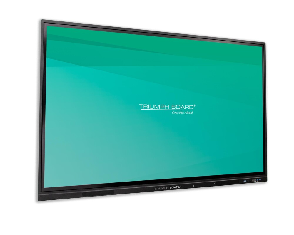 Интерактивен дисплей Интерактивен мулти-тъч дисплей TRIUMPH BOARD 86" IFP, Черен панел, Android 13 2