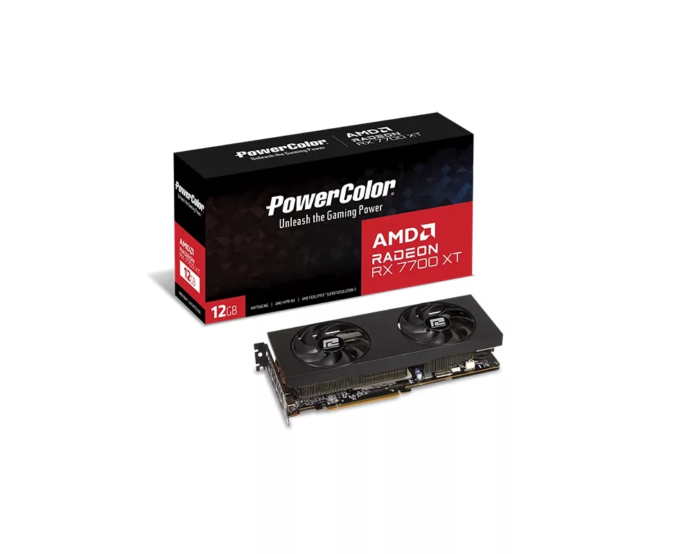 Видеокарта PowerColor AMD Radeon RX 7700 XT 12GB GDDR6 6