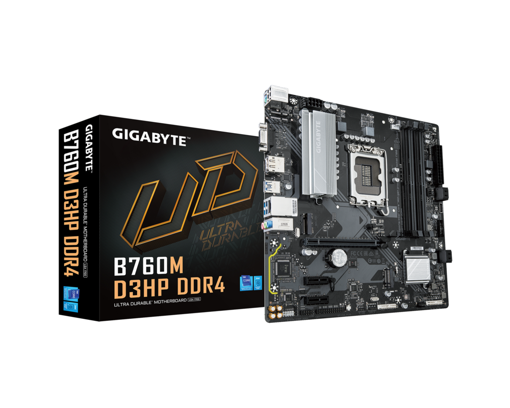 Дънна платка GIGABYTE B760M D3HP DDR4 socket 1700, mATX 4