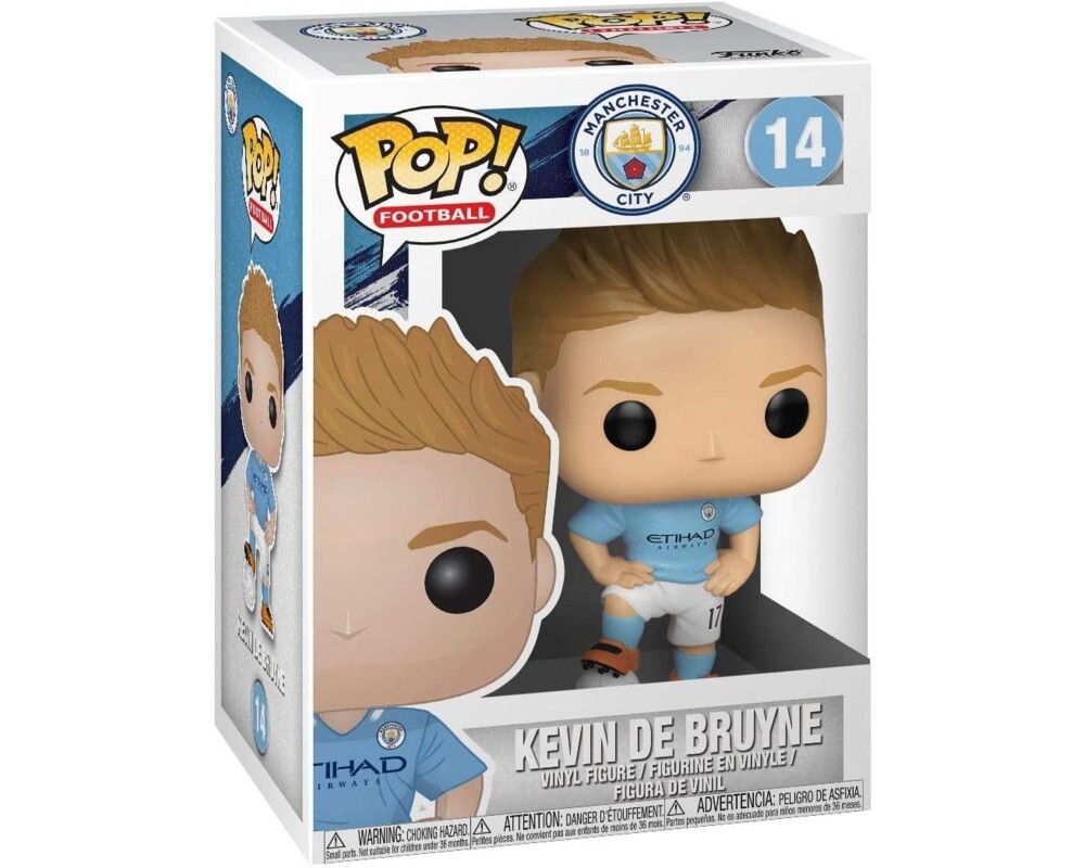 Фигурка Funko Pop Football, Manchester City, Kevin De Bruyne, #14 3
