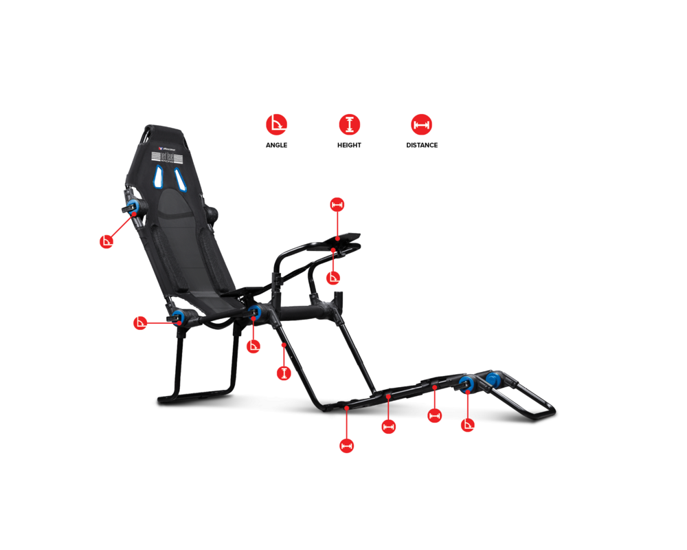 Геймърски стол Next Level F-GT Lite iRacing Edition 7