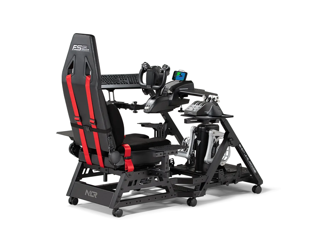 Геймърски стол Седалка за Авио симулатор Next Level Racing Flight Simulator Seat 6