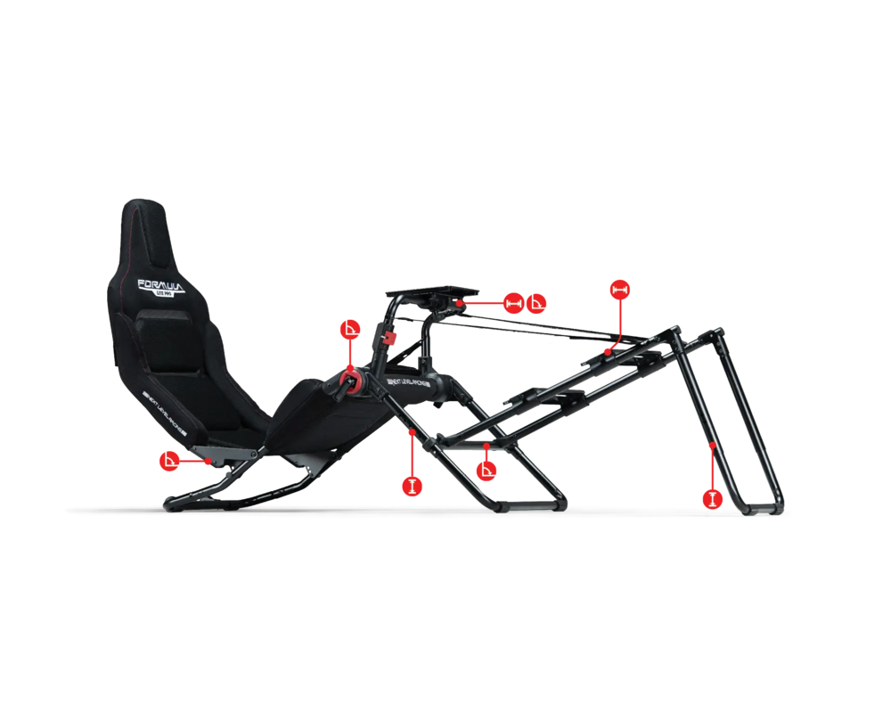 Геймърски стол Кокпит симулатор Next Level Formula Lite Pro Foldable Cockpit 5