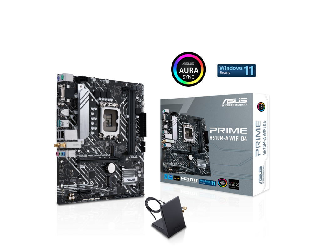 Дънна платка ASUS PRIME H610M-A WIFI D4 12