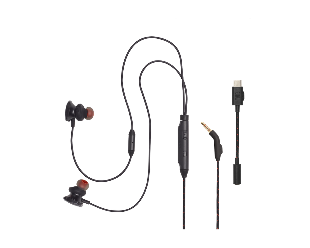 Слушалки JBL Quantum 50C, In Ear, Черен