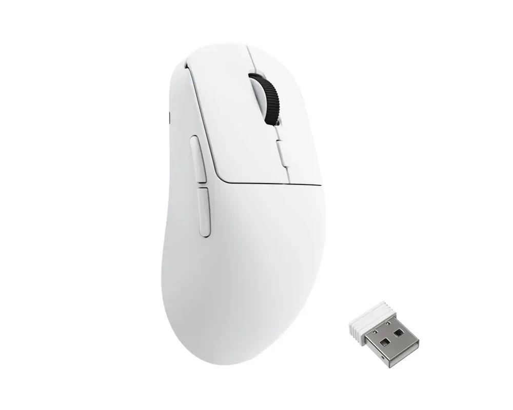 Мишка Геймърска Безжична мишка Lemokey G2 8K, Matte White 2