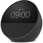<span>Тонколони</span> Смарт часовник Amazon Echo Spot 2024, Alexa асистент, Черен <span class='catalog-num-in-name'>ECHO-SPOT-BL</span> - 