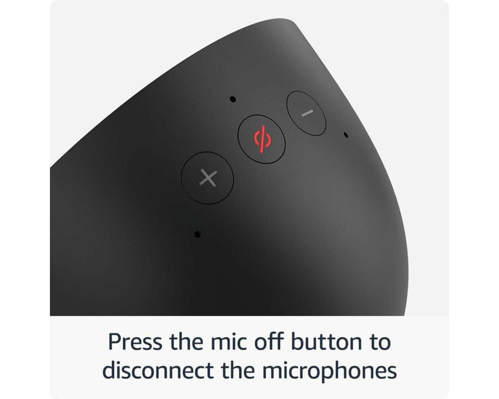 Тонколони Смарт часовник Amazon Echo Spot 2024, Alexa асистент, Черен 3