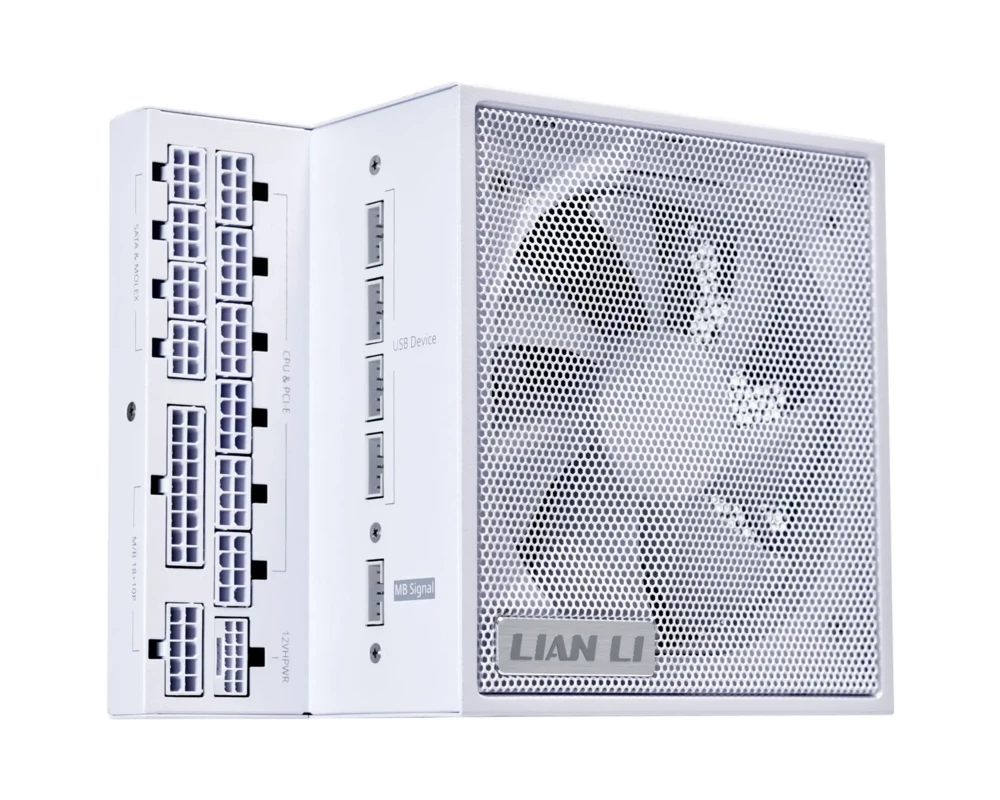 Захранване Lian Li EDGE EG1300 White 1300W 80+ Platinum PCIe 5.1, ATX 3.1 2