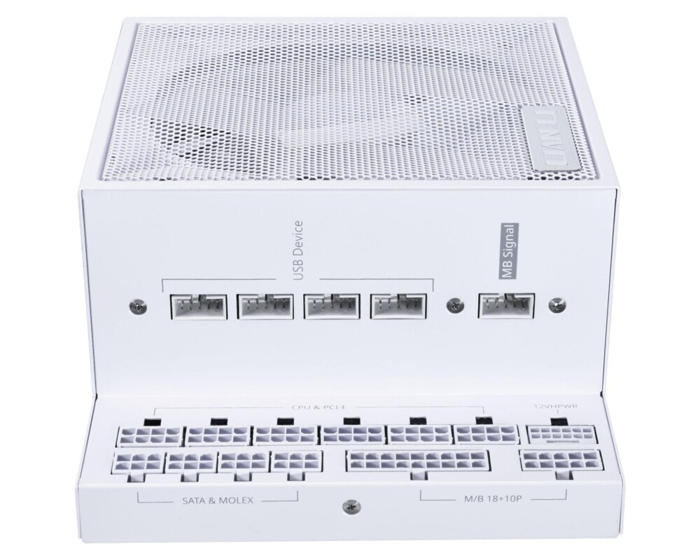 Захранване Lian Li EDGE EG1000 White 1000W 80+ Platinum PCIe 5.1, ATX 3.1 6