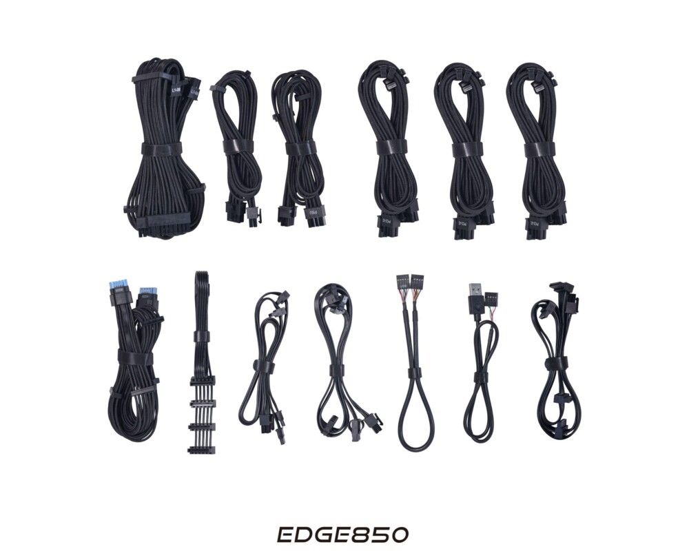 Захранване Lian Li EDGE EG0850 Black 850W 80+ Platinum PCIe 5.1, ATX 3.1 9