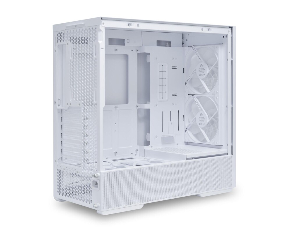 Кутия Lian Li LANCOOL 207 Mid-Tower, Tempered Glass, Бяло 6