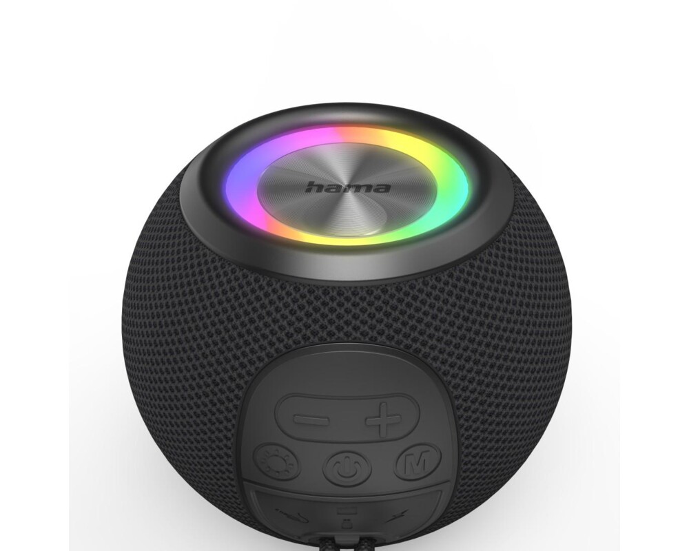 Тонколони HAMA Блутут колонка "Ball Shape Speaker", 5 светлинни режима, 5W 6