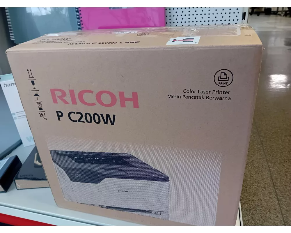 Принтер Лазерен принтер RICOH P C200W, Цветен, USB 2.0, LAN, WiFi, A4, 24 ppm, Разопакован 6