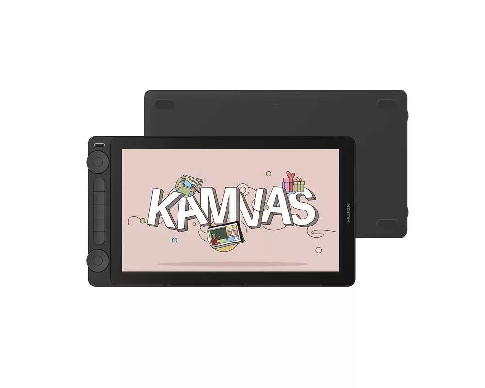 Графичен таблет HUION Kamvas 13, 5080 LPI, Черен 2