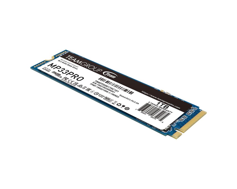 SSD SSD Team Group MP33 PRO, M.2 2280 NVMe, 1TB, PCIe Gen3x4 3
