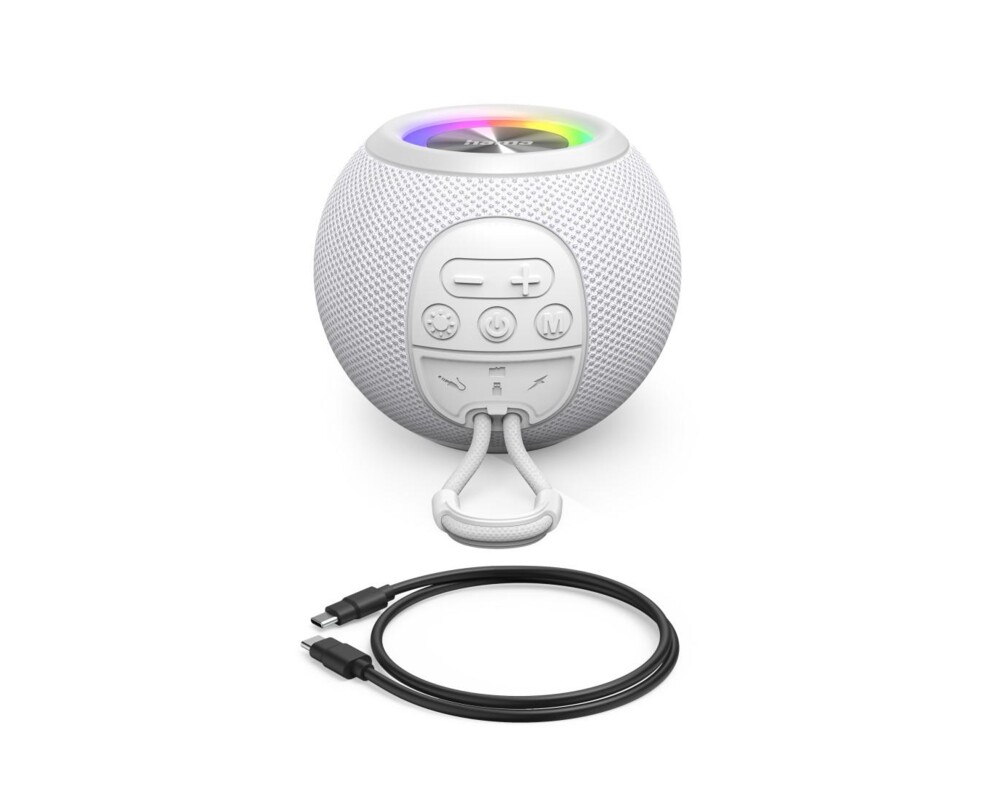 Тонколони HAMA Блутут колонка "Ball Shape Speaker", 5 светлинни режима, 5W, 188238 7