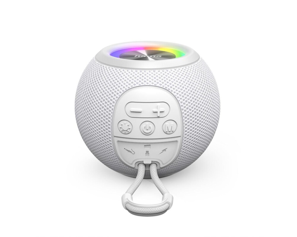 Тонколони HAMA Блутут колонка "Ball Shape Speaker", 5 светлинни режима, 5W, 188238 3