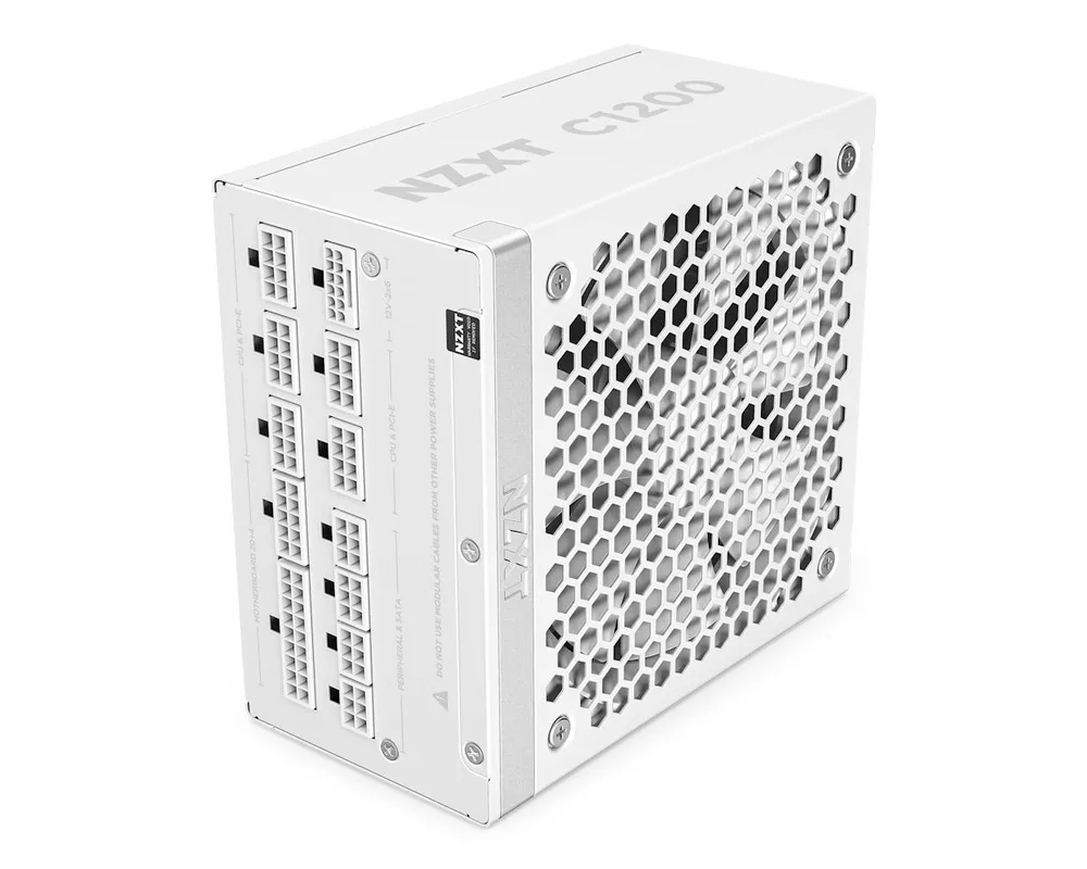 Захранване NZXT C1200 White 1200W 80+ Gold ATX 3.1 - Fully Modular 3