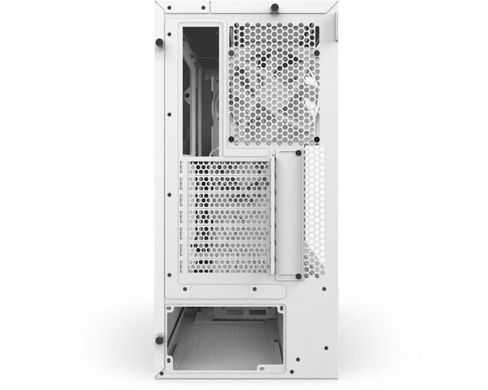 Кутия NZXT H5 Flow RGB 2024 White, Mid-Tower 9