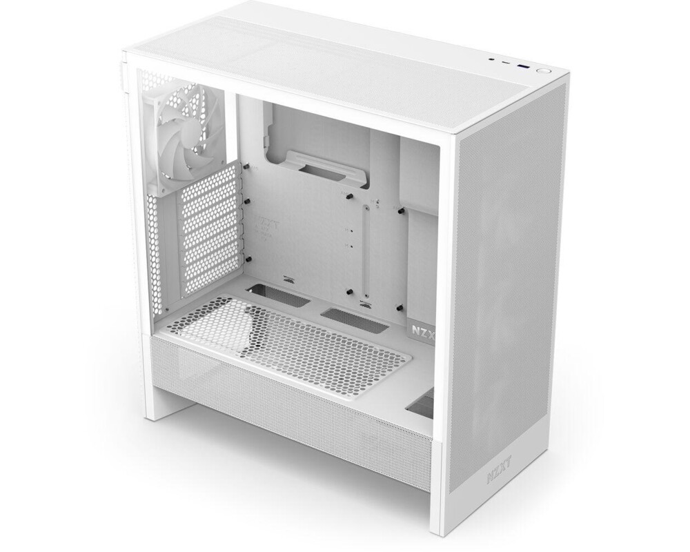 Кутия NZXT H5 Flow RGB 2024 White, Mid-Tower 4